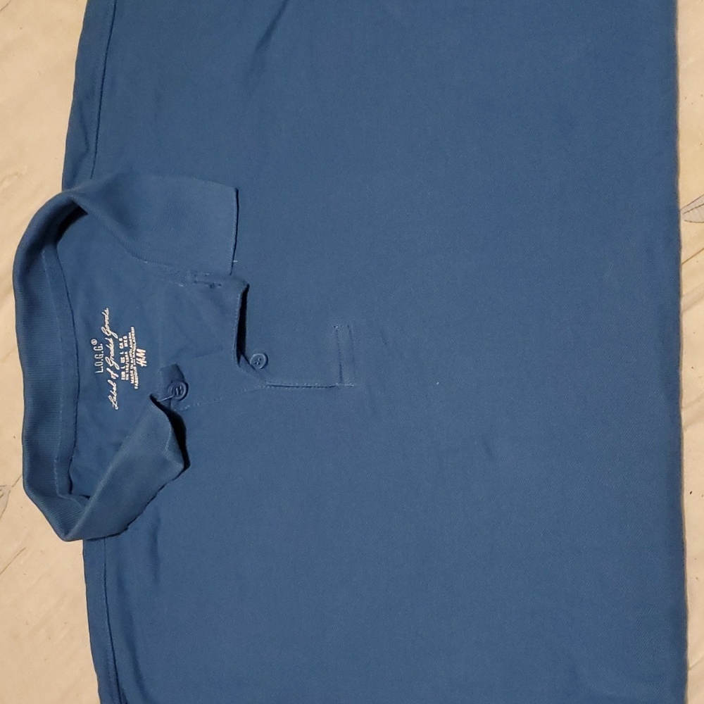 H&M LOGG Blue Polo shirt